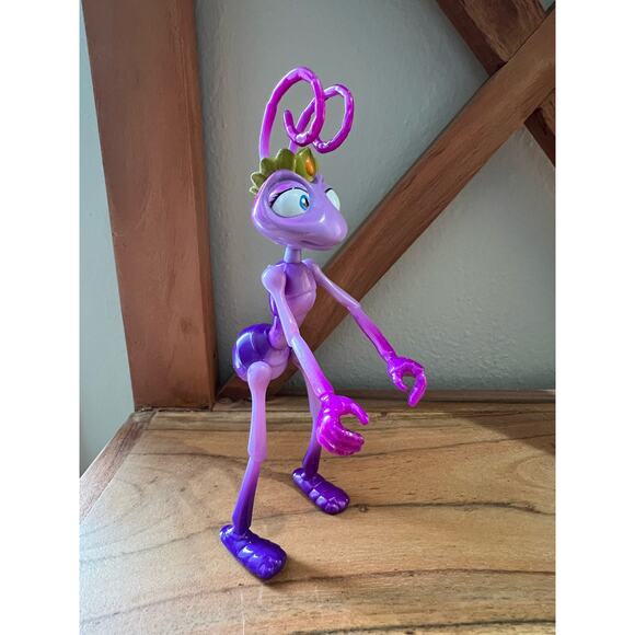 Disney Pixar A Bug's Life Flik Princess Atta Plastic Figure Plastic Cake Topper - Picture 2 of 5